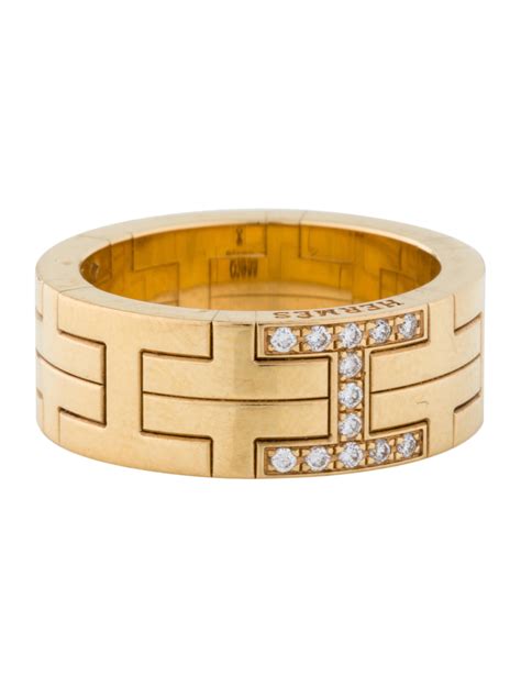 hermes rings men|hermes 18k diamond ring.